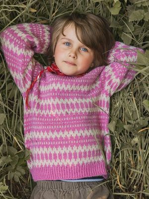 Kleiva Sweater - Junior / Sandnes Garn Pattern