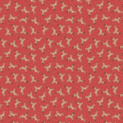 Natalie Bird Pocket Full of Joy / Reindeer Red / Per 25cm