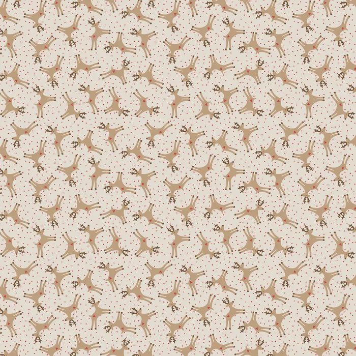 Natalie Bird Pocket Full of Joy / Reindeer Cream / Per 25cm