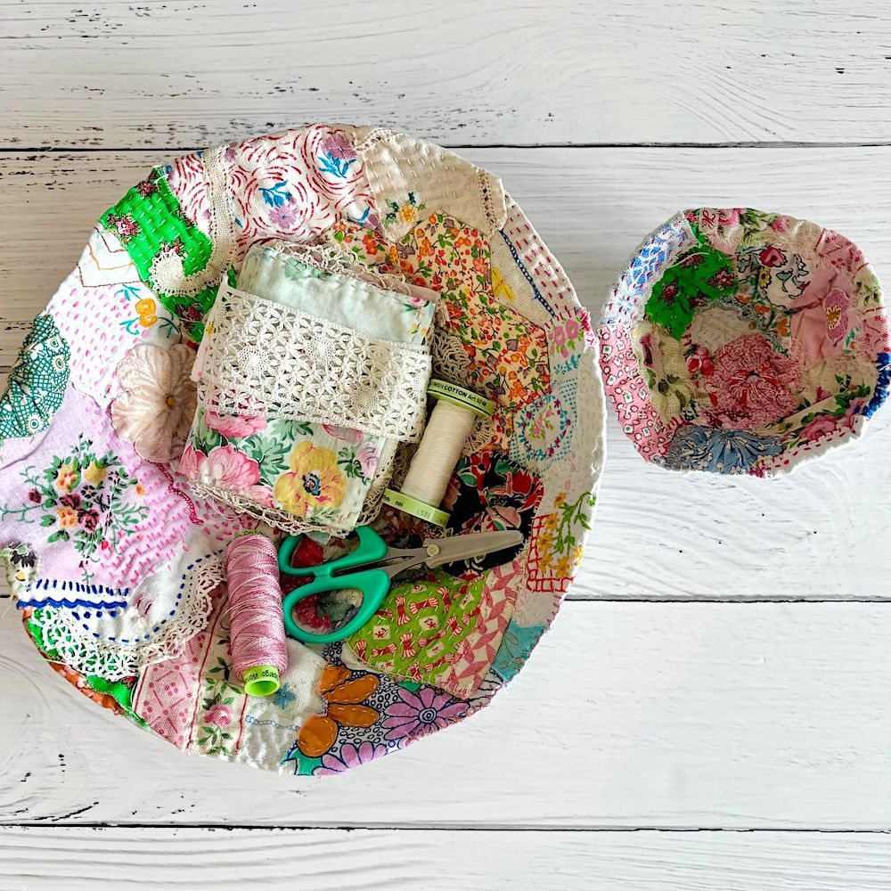 Textile Pinch Pot Pattern / Sew.be