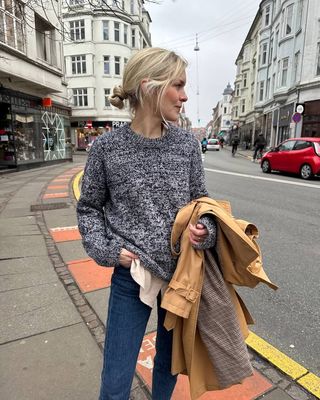 Melange Sweater Women&#39;s / Petite Knit