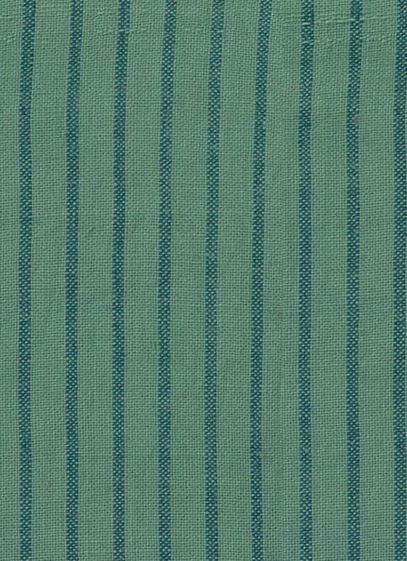 L&#39;uccello / Pierre Woven Stripe Green / per 25cm