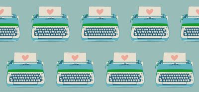 Ruby Star / Best Day Ever / Vintage Typewriter Blue / 25cm