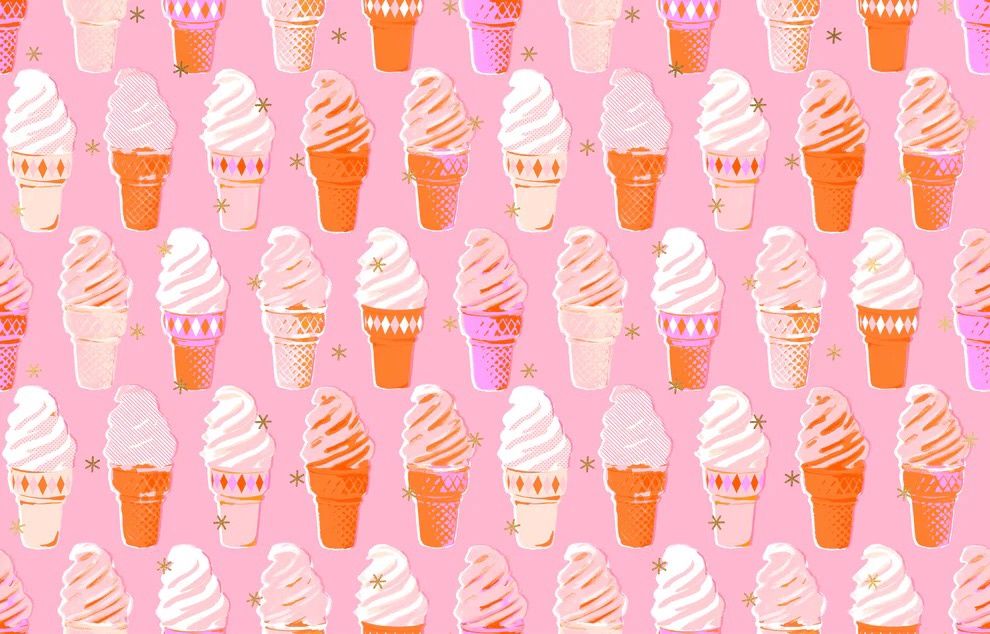 Ruby Star / Best Day Ever / Ice Cream - Posy / 25cm