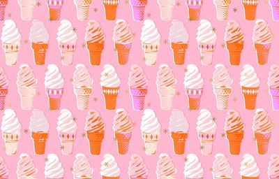 Ruby Star / Best Day Ever / Ice Cream - Posy / 25cm