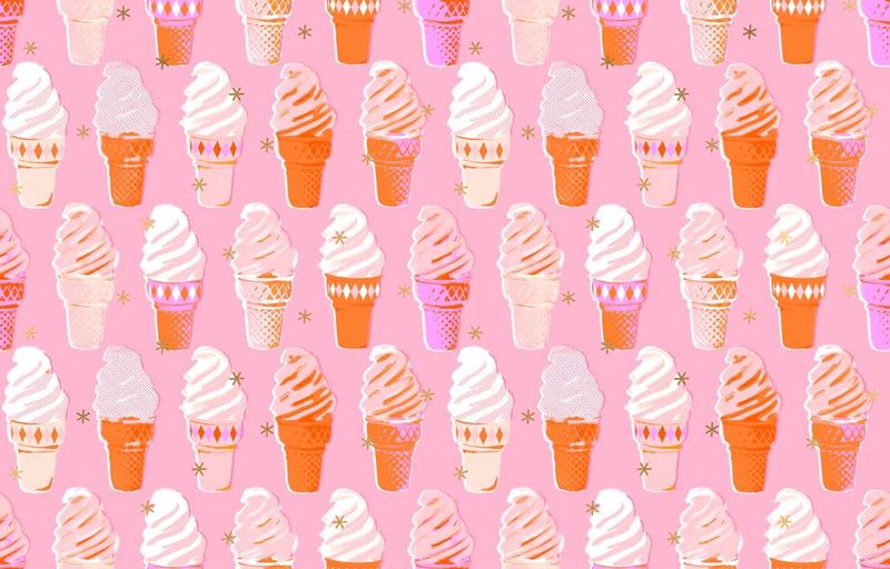 Ruby Star / Best Day Ever / Ice Cream - Posy / 25cm