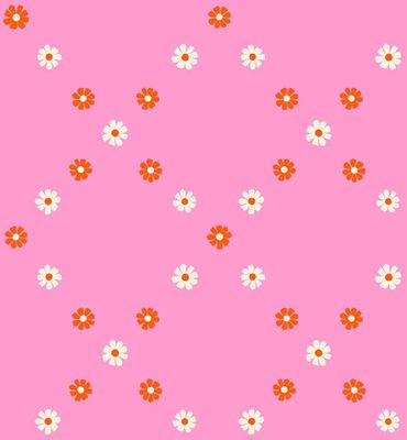 Ruby Star / Best Day Ever / Diamond Flowers - Flamingo / 25cm