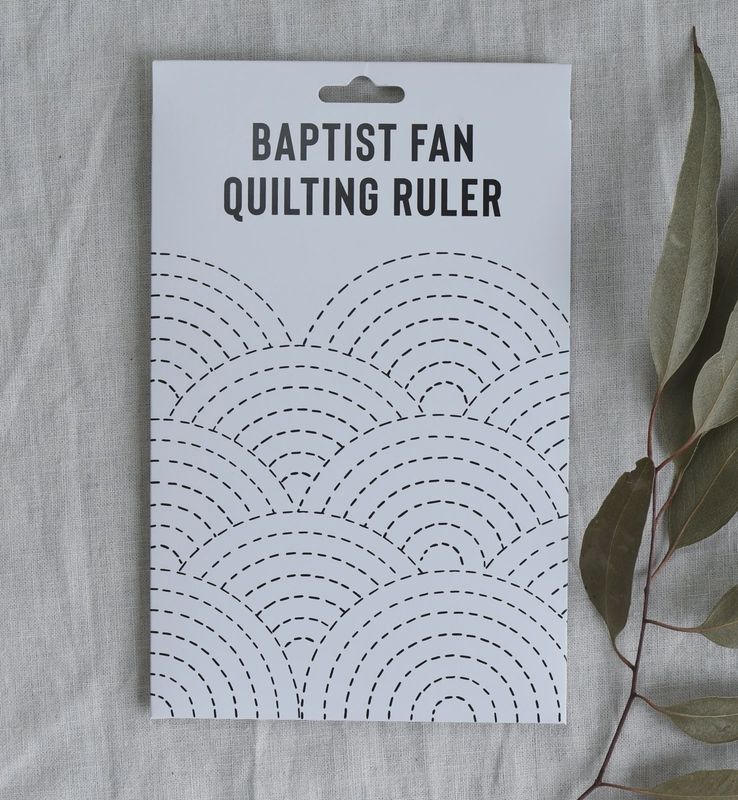 Baptist Fan Quilting Ruler / Template by Jen Kingwell