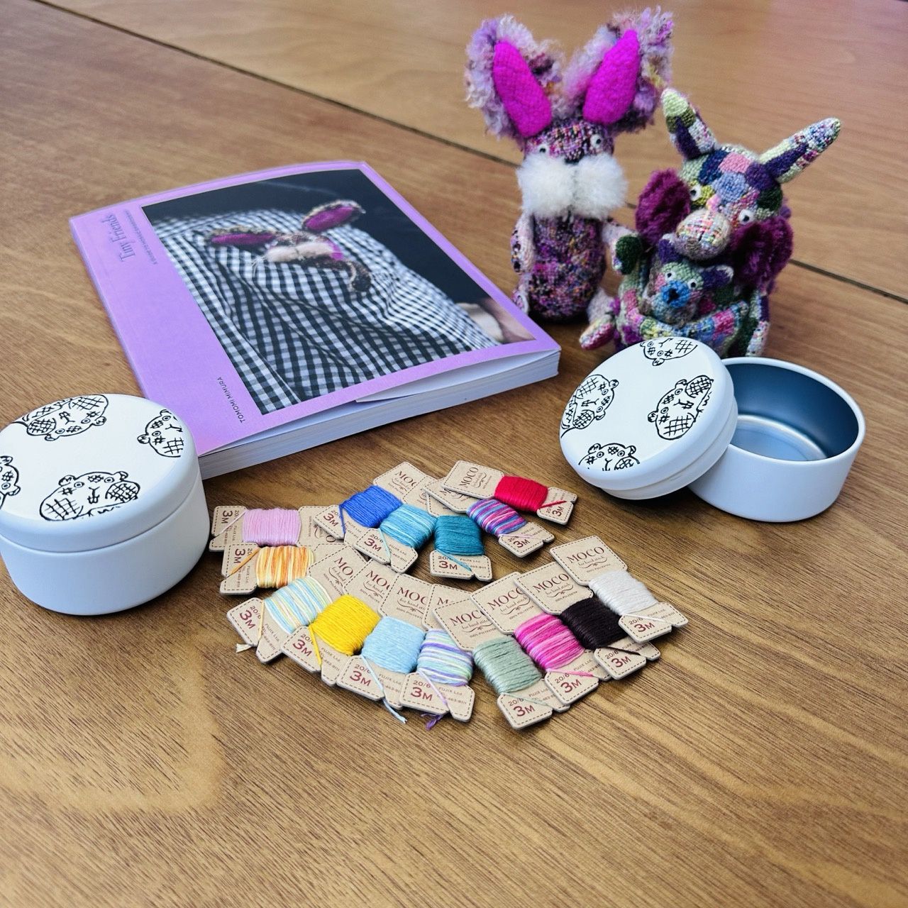 Tomomi Mimura Embroidery Tins