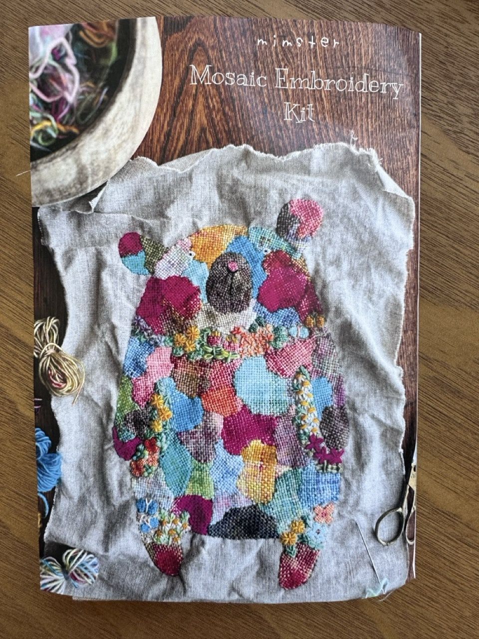 Big Bear Mosaic Embroidery Kit by Mimster