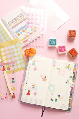 Niina Aoki Craft Girls Sticker Sheet