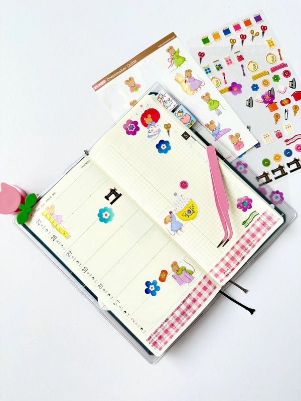Niina Aoki Dressmaker Dollie Sticker Sheet