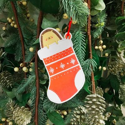 Niina Aoki Christmas Card / Harriet Hedgehog