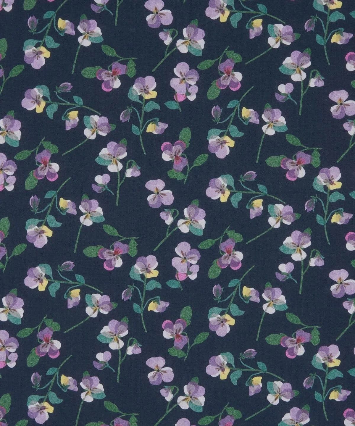 Liberty Tana Lawn / Pansy Scatter B / 25cm