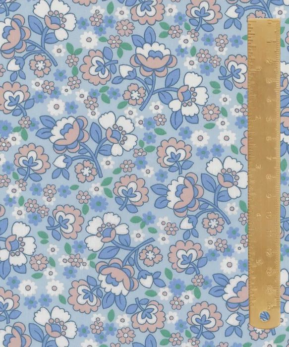 Liberty Tana Lawn - Floral Rebellion / Dancing Posies B / 25cm
