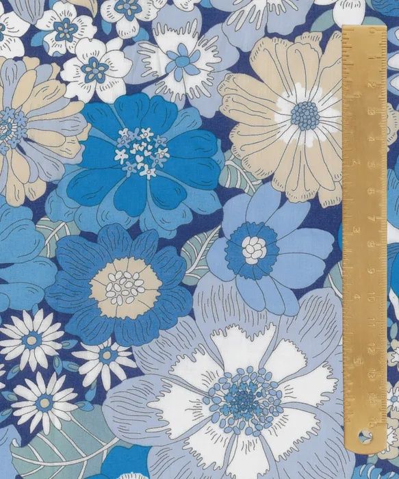 Liberty Tana Lawn - Floral Rebellion / Summers in the Sun C / 25cm