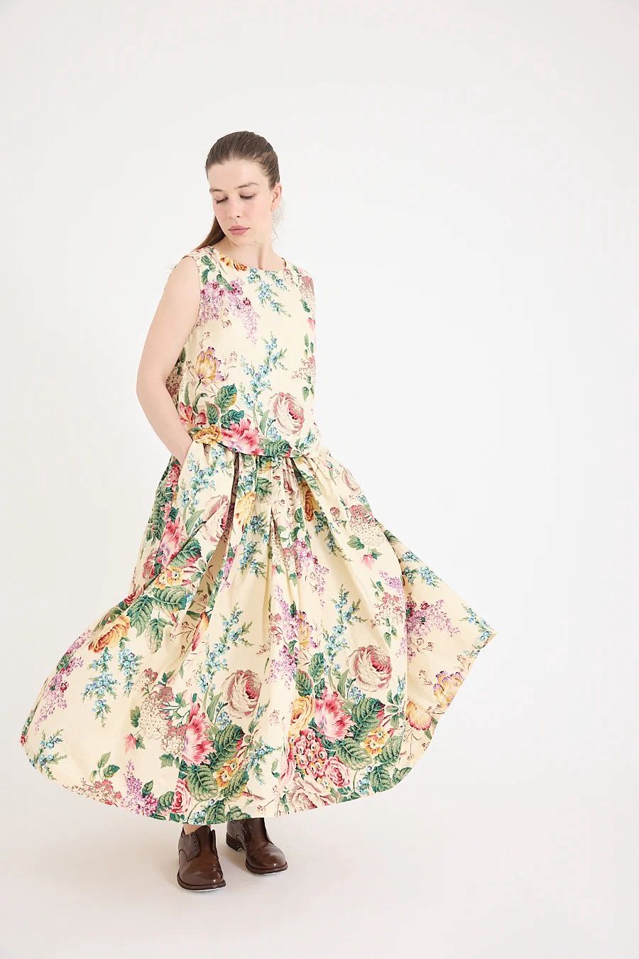 Ulla Skirt / Bouquet Print by Metta Melbourne