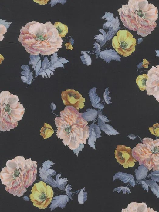 Liberty Tana Lawn - Floral Rebellion / Regency Peony C / 25cm