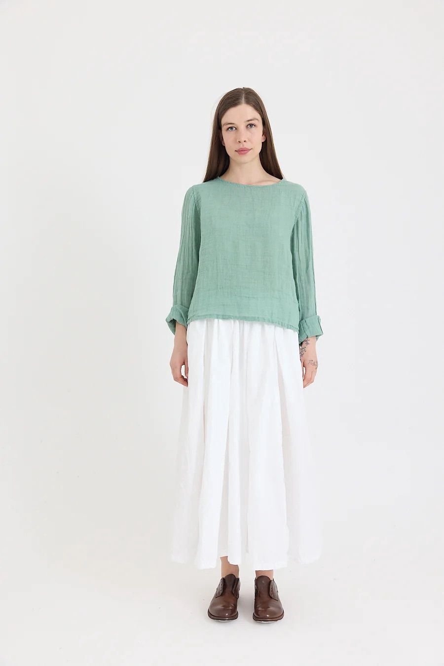 Ulla Skirt / White by Metta Melbourne