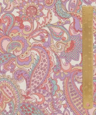 Liberty Tana Lawn - Floral Rebellion / Mr Paisley C / 25cm