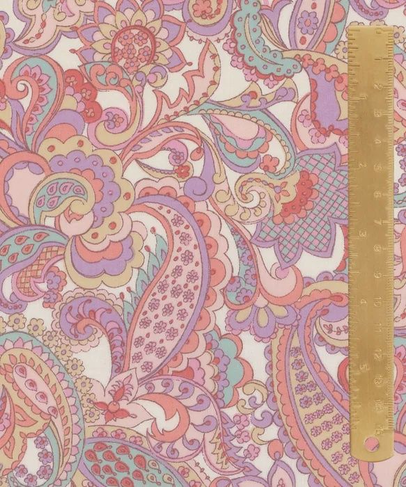 Liberty Tana Lawn - Floral Rebellion / Mr Paisley C / 25cm