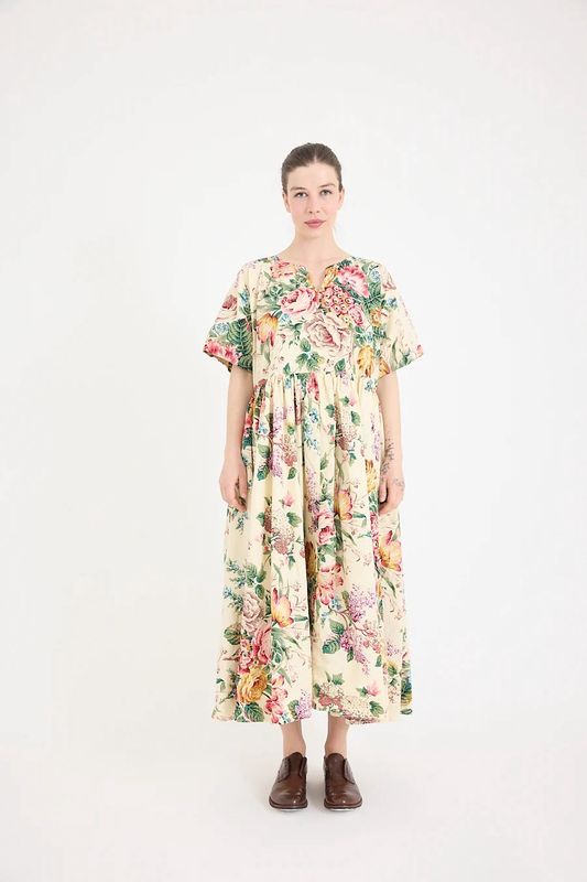 Paloma Dress in Bouquet Print by Metta Melbourne