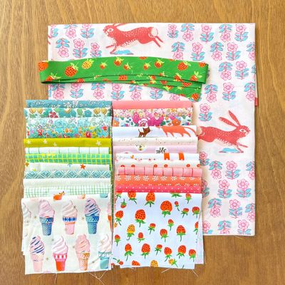 Summertime Dilly Bag Fabric Kit / Jen&#39;s Palette
