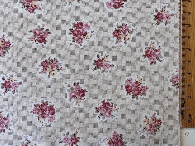 &quot;Dear Grace&quot; 100% Cotton / Made in Japan, Background Colour: Beige