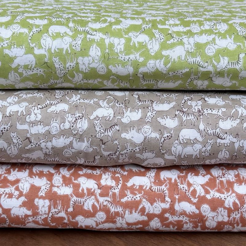 Japanese Double Gauze / Jungle Animal Print