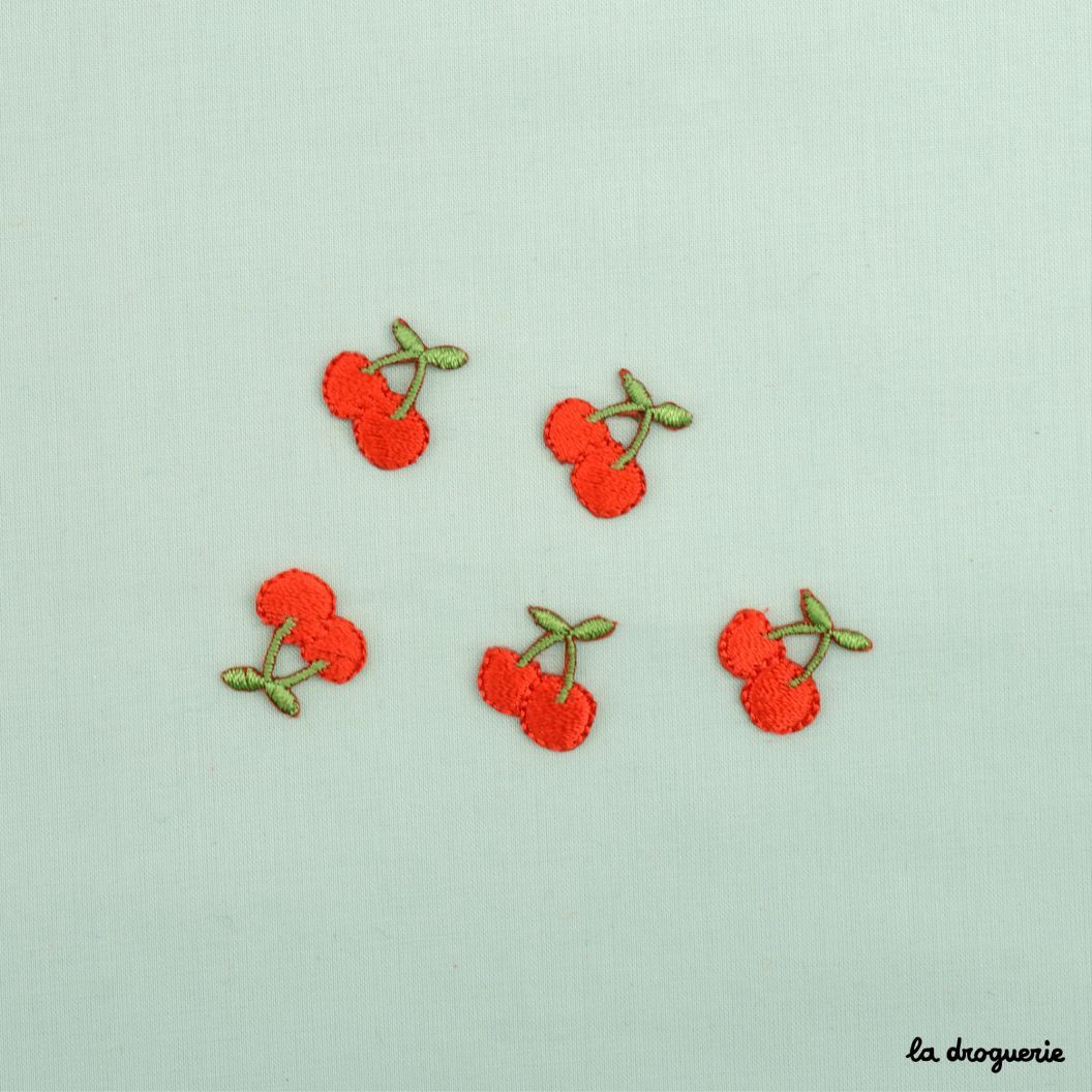 Iron on Patches Pk 5 Cherries