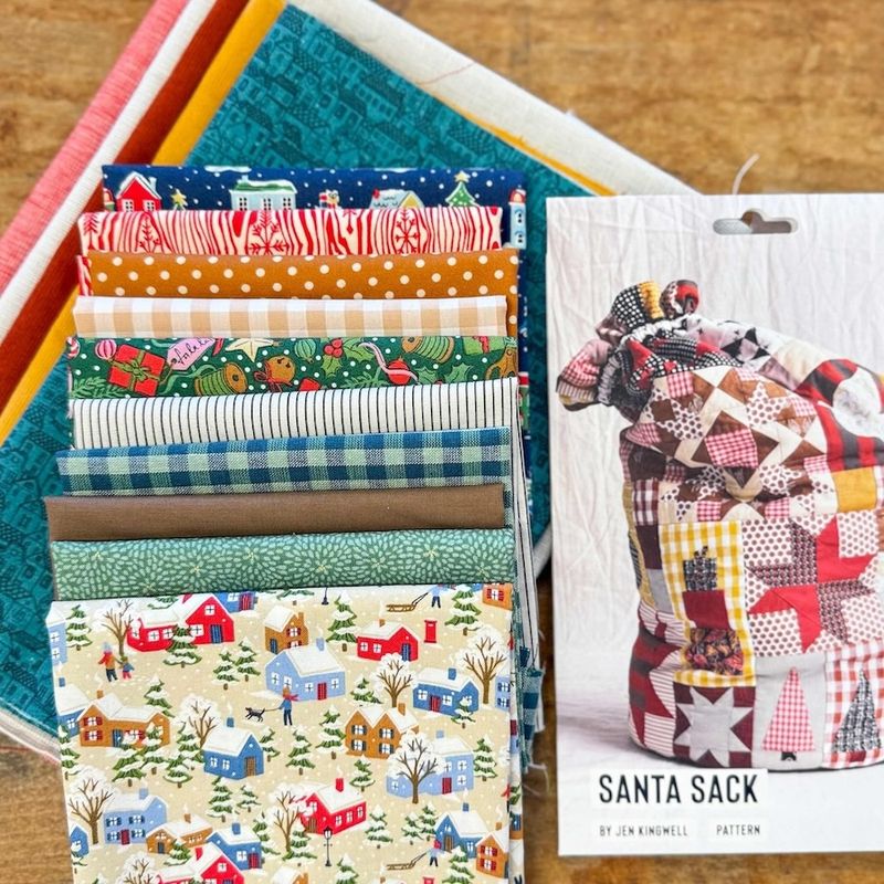 Santa Sack Fabric Kit / Jen Kingwell