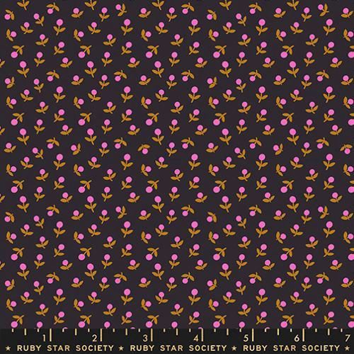 Ruby Star Catnap / Playful Flowers - Black / 25cm