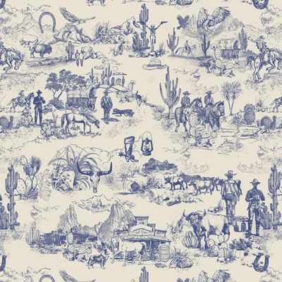 Devonstone Toile De Jouy Cowboy - 25cm