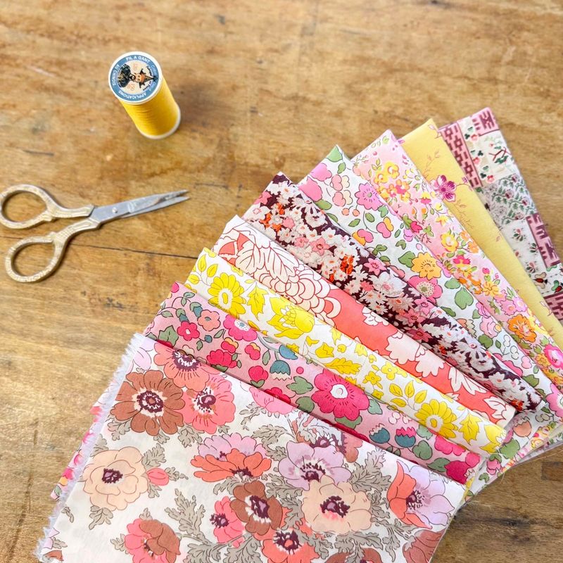 Liberty Tana Lawn Bundle / Sunshiney Colours / 10 x 16th