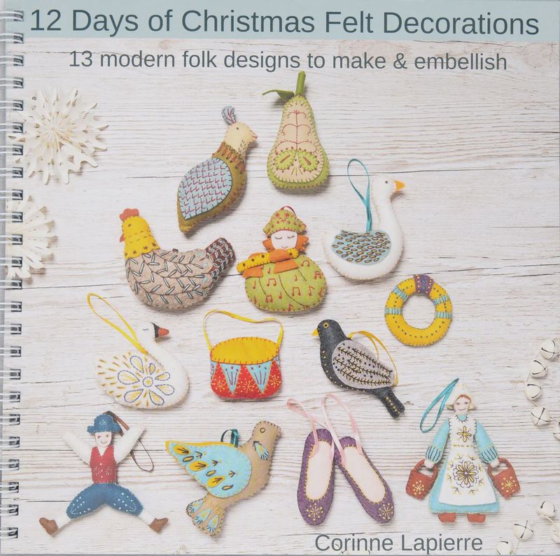 12 Days Of Christmas Book of Felt Decorations