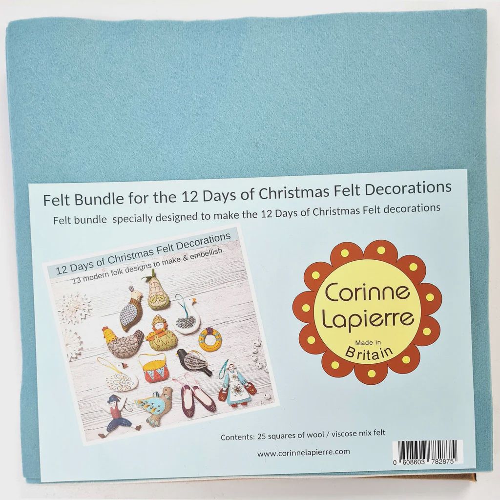 Felt Bundle for 12 Days of Christmas Decorations