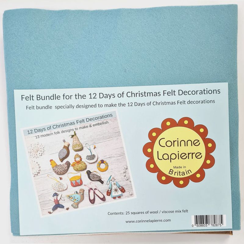 Felt Bundle for 12 Days of Christmas Decorations