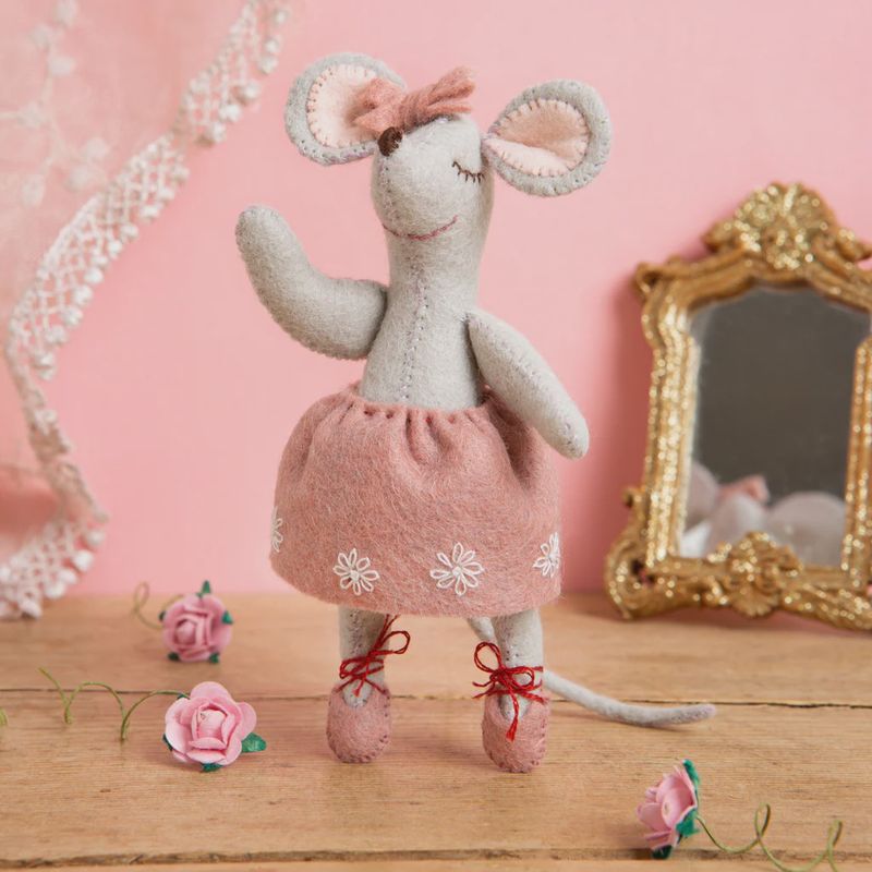 Felt Craft Mini Kit - Little Miss Ballet Mouse