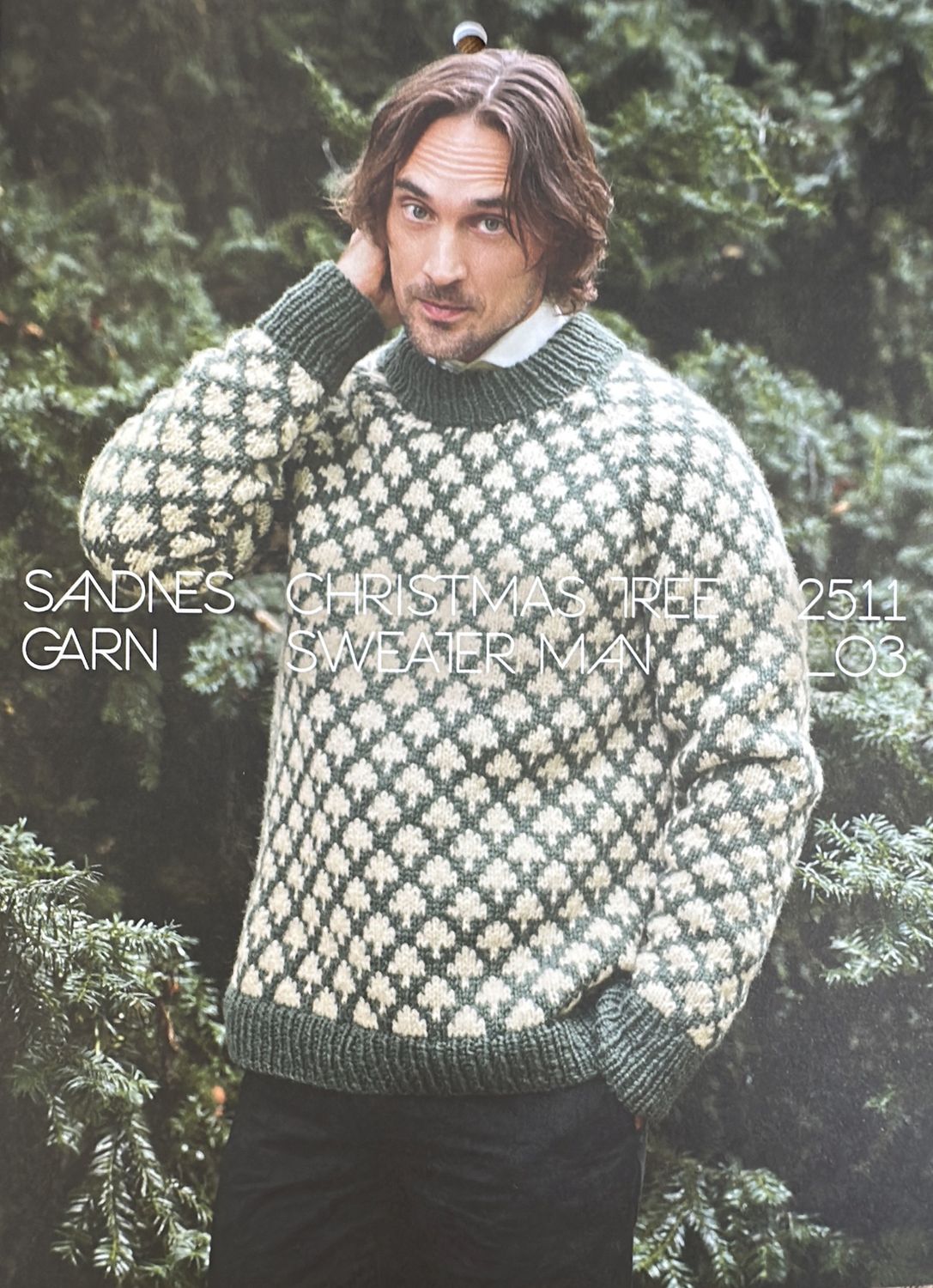 Christmas Tree Sweater Mens 2511_03 / Sandnes Garn Pattern
