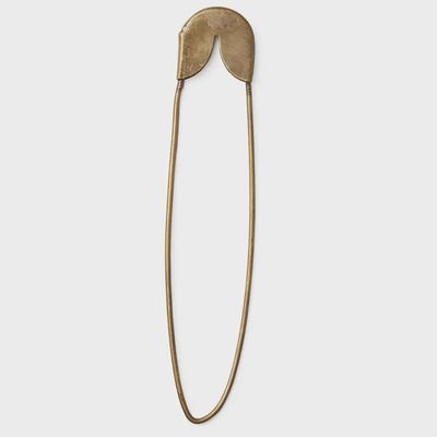 Fog Linen Work / Brass Safety Pin (M)
