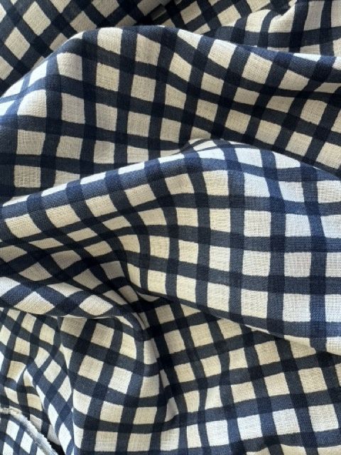 Printed Japanese Cotton / Navy