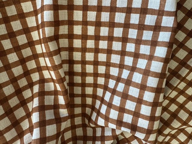 Printed Japanese Cotton / Brown