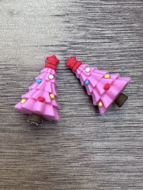 Stitch Stoppers / Christmas Trees, Colour: Pink