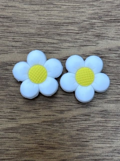 Stitch Stoppers / Bright Flowers, Colour: White