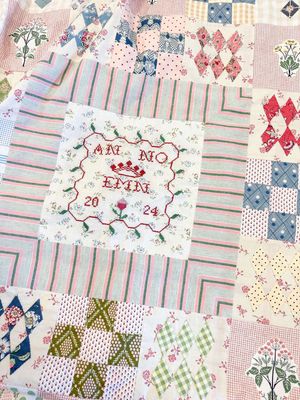 Dutch Darning Sampler Coverlet Template Set
