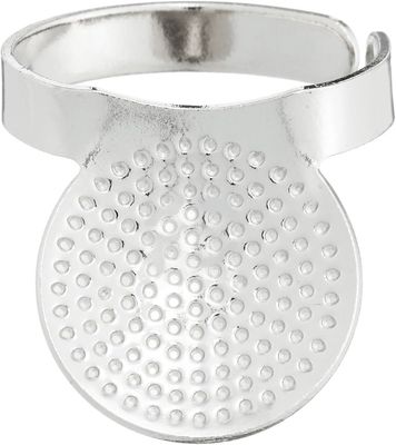 Clover Adjustable Ring Thimble with Plate
