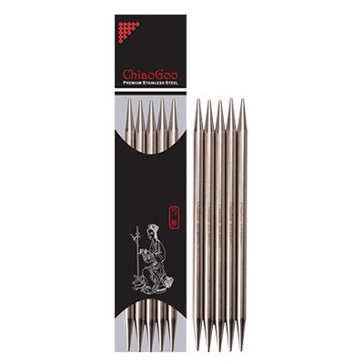 ChiaoGoo Stainless Steel Double Pointed Needles