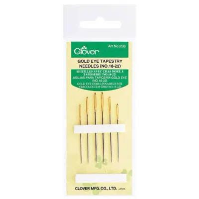 Clover Gold Eye Tapestry Needles