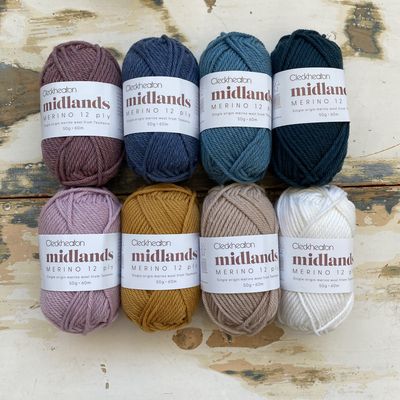 Cleckheaton Midlands Merino 12 ply Cleckheaton Midlands Merino 12 ply