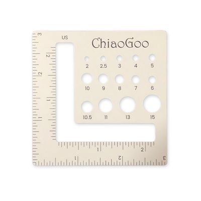 ChiaoGoo Needle Gauge 3"/7.5cm Square